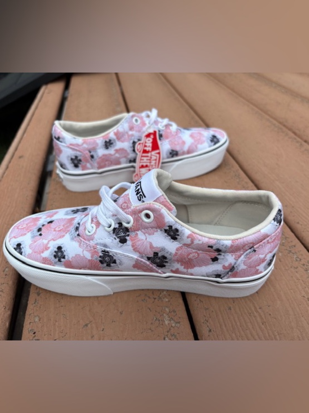 NWT VANS Doheny Platform California Poppy Sneakers, brand new women’s size 6 - Picture 3 of 7